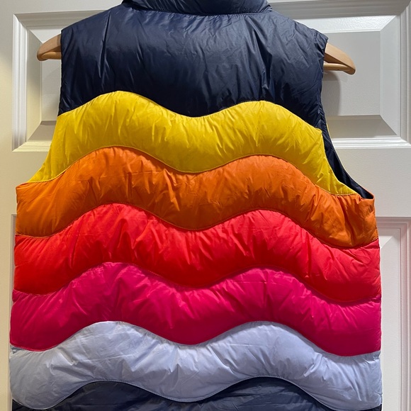 Marine Layer rainbow stripe vest - medium - Picture 3 of 4